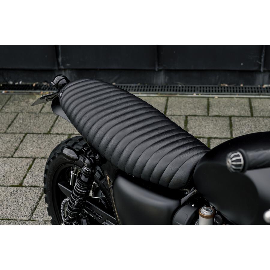 Motone(モートーン)  シート VIPER リブ ブラック T100/T120 SpeedTwin900 スクランブラー Scrambler900 MSM025｜plotonlinestore｜03