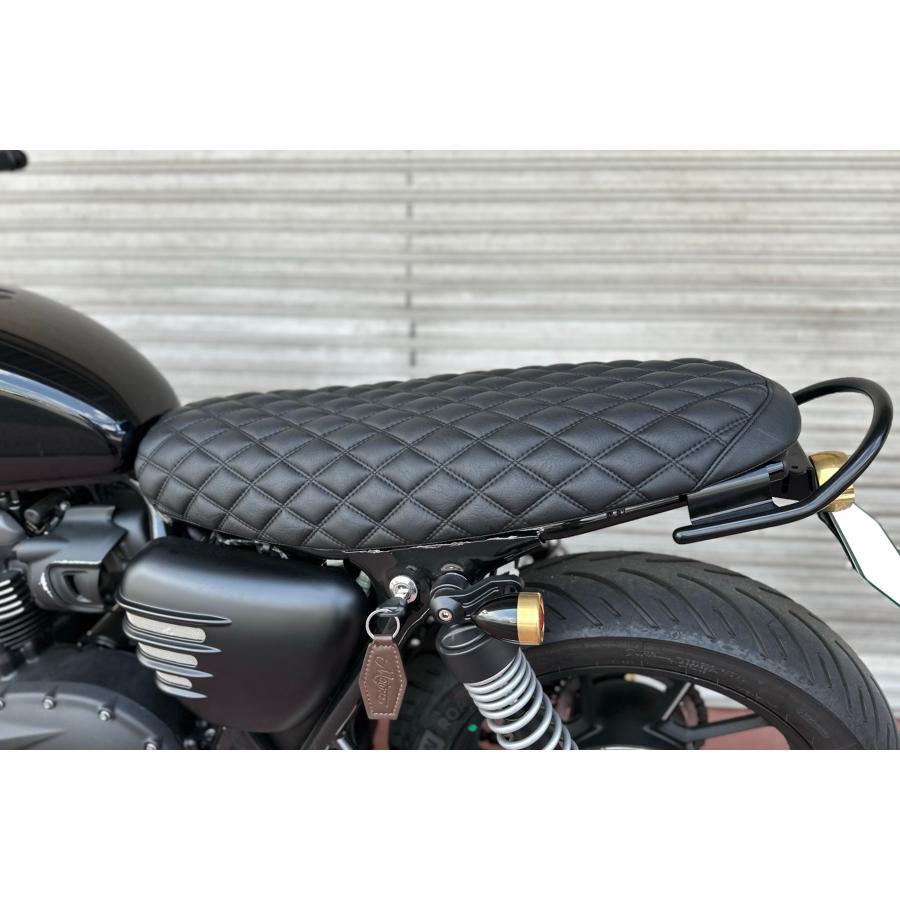 Motone(モートーン) シート BLACKADDER ダイヤモンドステッチ ブラック