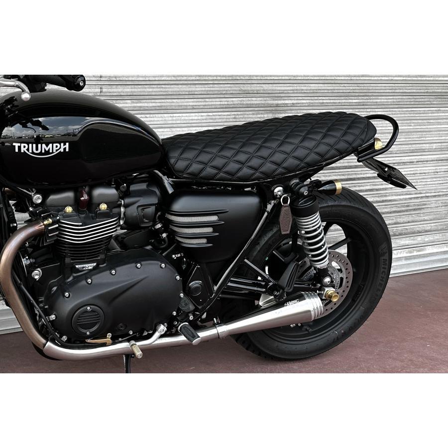 Motone(モートーン) シート BLACKADDER ダイヤモンドステッチ ブラック