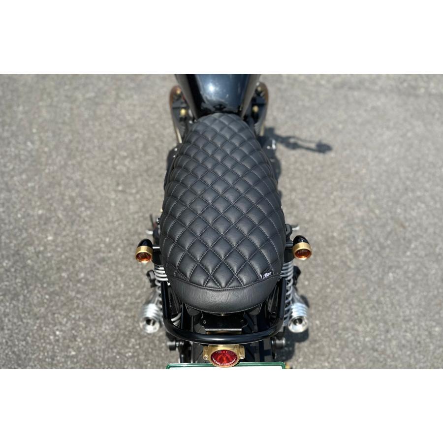 Motone(モートーン) シート BLACKADDER ダイヤモンドステッチ ブラック