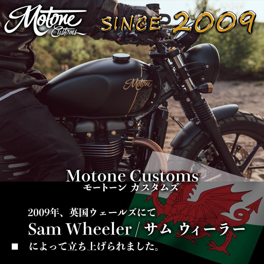 Motone(モートーン) シート ボンネビル ボバー Bonneville Bobber リブデザイン ブラック MSM029｜plotonlinestore｜09