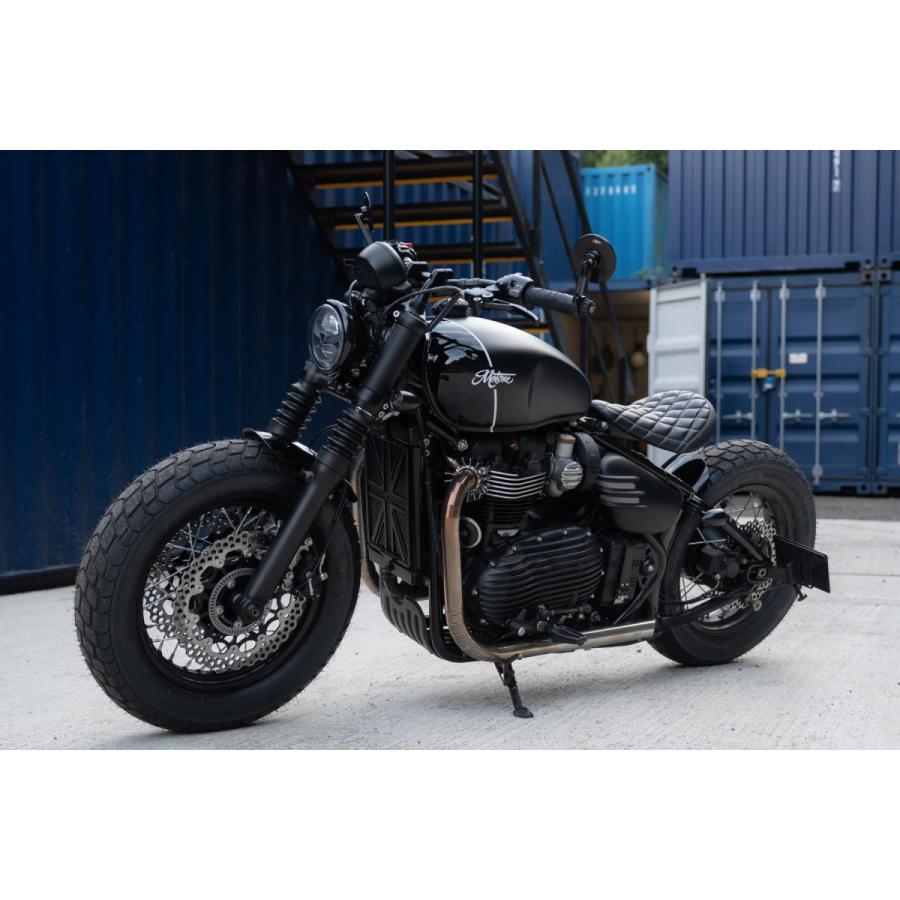 モートーン シート KING COBRA フルダイヤモンドステッチ ブラック