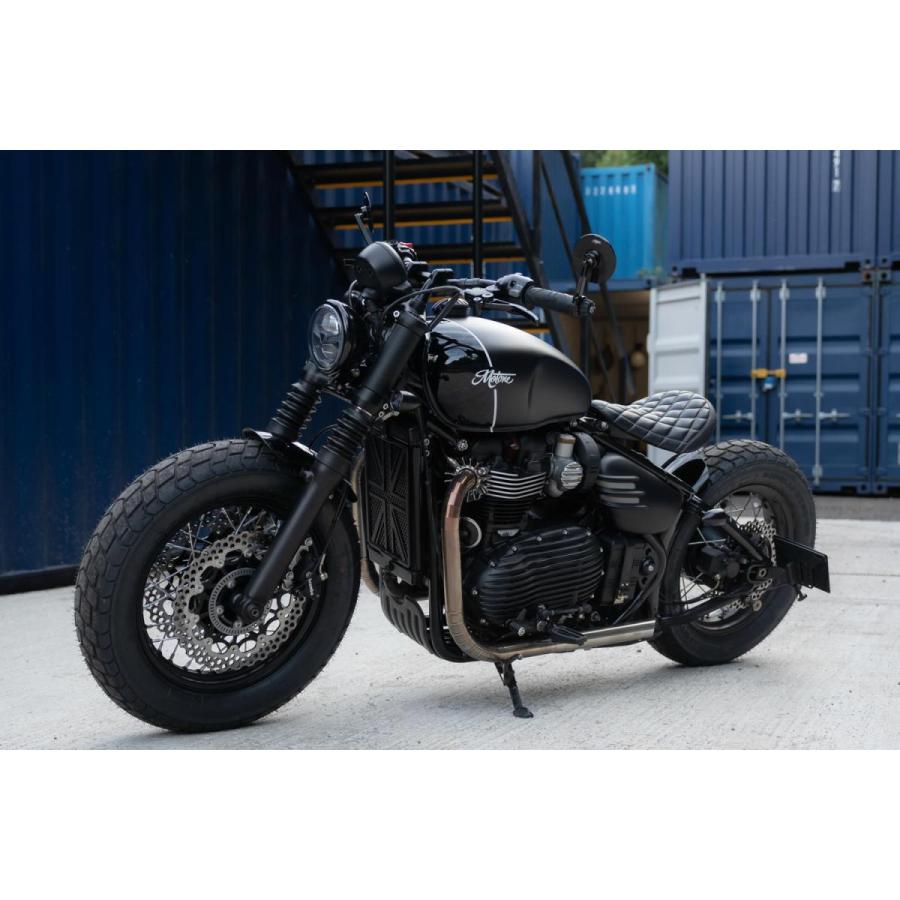 モートーン シート KING COBRA フルダイヤモンドステッチ ブラック