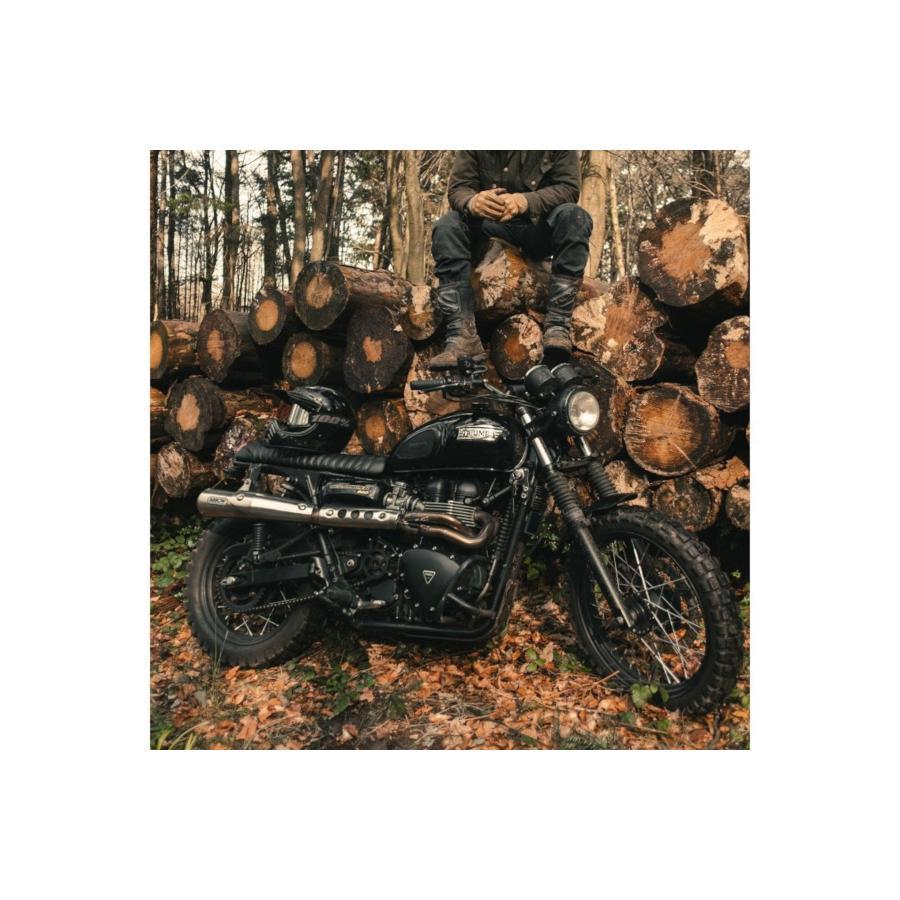 Motone(モートーン) シート スキニー KRAIT MK.II リブ ブラック 空冷 T100 Scrambler Thruxton MSM040 |  | 02