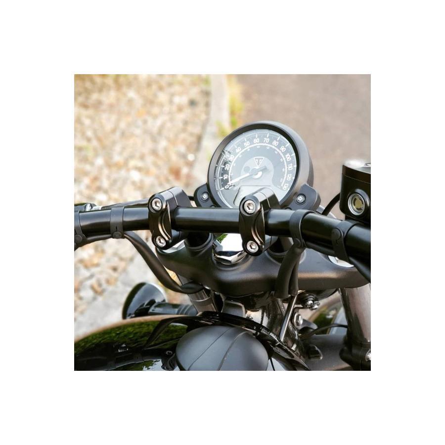 Motone(モートーン) ハンドルライザー 22mm ブラック Street Twin/Speed Twin 900 MTE040 |  | 03