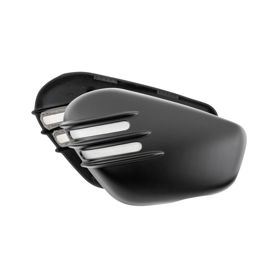 Motone(モートーン) サイドカバー VENTURA リブ マットブラック