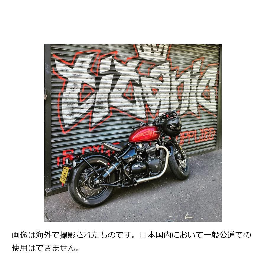 Motone(モートーン)  スラッシュカットマフラー MAYHEM ブラッシュ ボンネビル Bobber Speedmaster MTE179｜plotonlinestore｜04