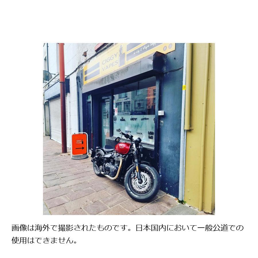 Motone(モートーン)  スラッシュカットマフラー MAYHEM ブラッシュ ボンネビル Bobber Speedmaster MTE179｜plotonlinestore｜05