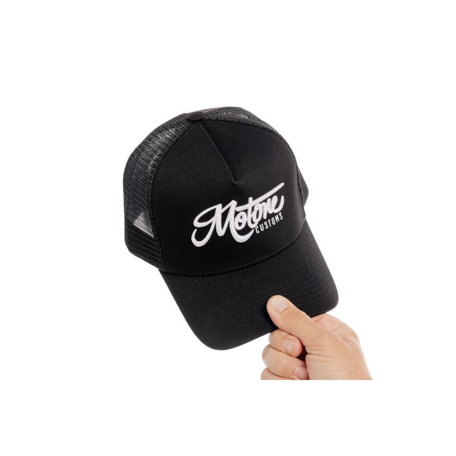 モートーン キャップ OG ブラック/ホワイト  SMK002-R | 