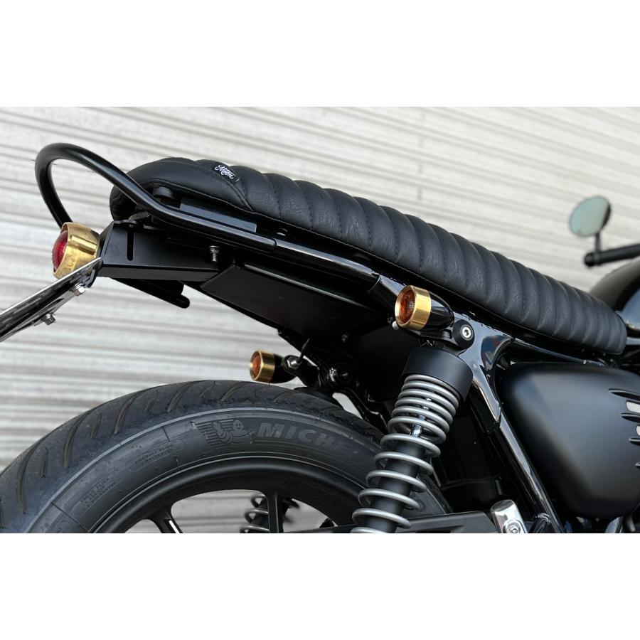 Motone(モートーン) ウインカーセット アルミビレット ブラック/ブラス