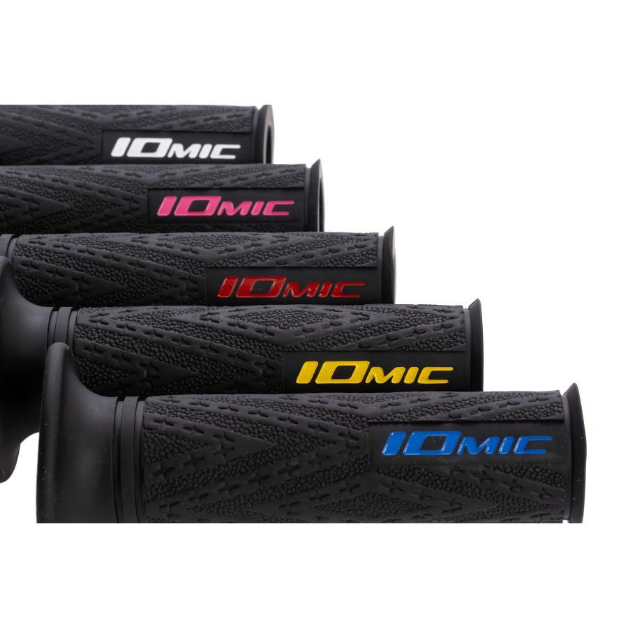 イオミック iX-MCグリップ ブラック/ホワイト 118mm IX01WH : バイク