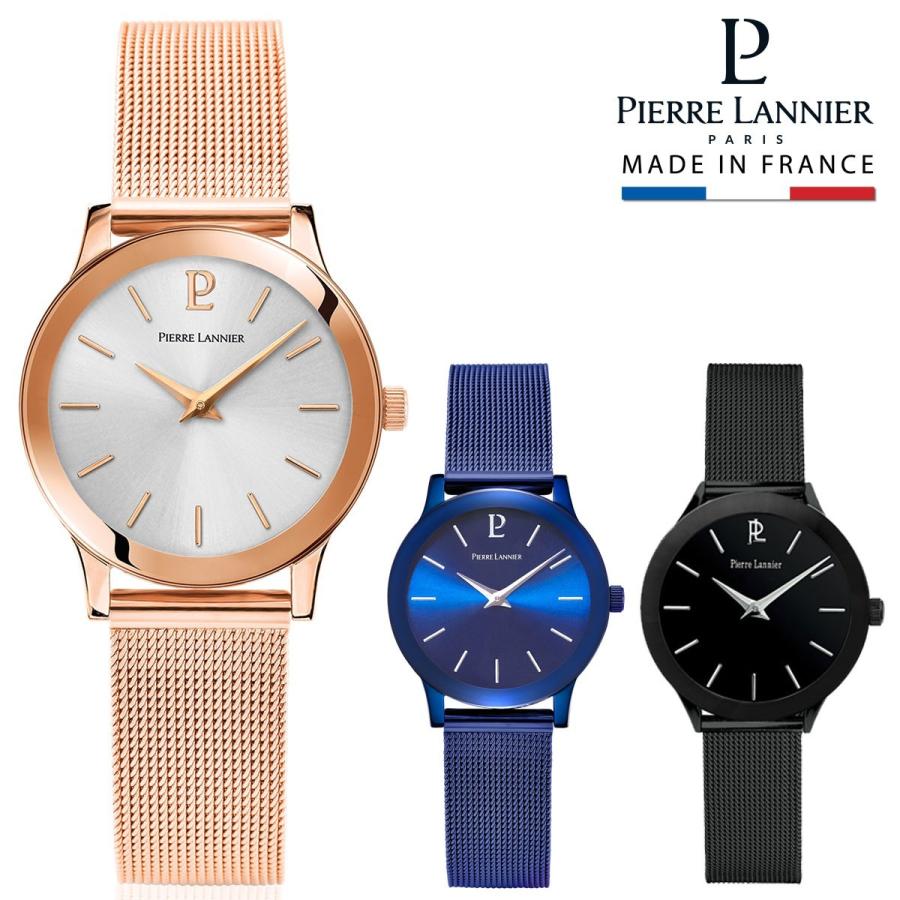 腕時計 レディース ブランド 金属ベルト 防水 時計 シンプル おしゃれ 名入れ 刻印 ピエールラニエ ピュア フランス製 プレゼント お祝い 就職 P050j ピエールラニエ公式ヤフー店 通販 Yahoo ショッピング