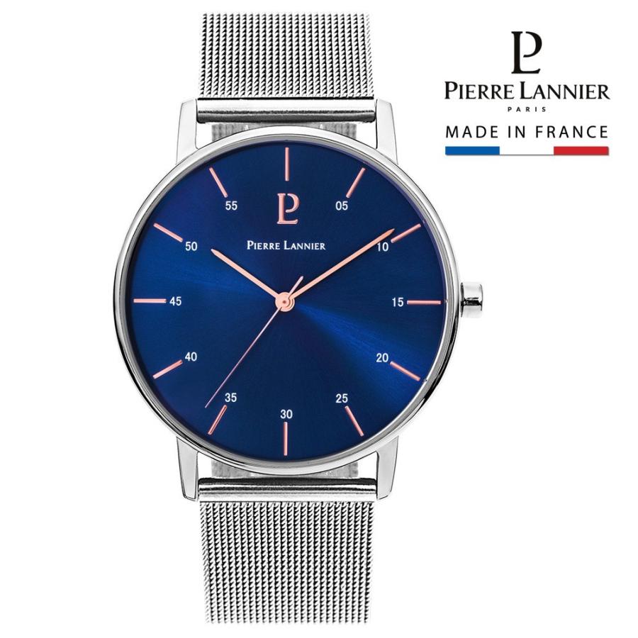 腕時計 メンズ ブランド 金属ベルト 文字盤 青 時計 おしゃれ シンプル 刻印 ピエールラニエ シルバー シティライン プレゼント 就職 祝い P2j168 ピエールラニエ公式ヤフー店 通販 Yahoo ショッピング