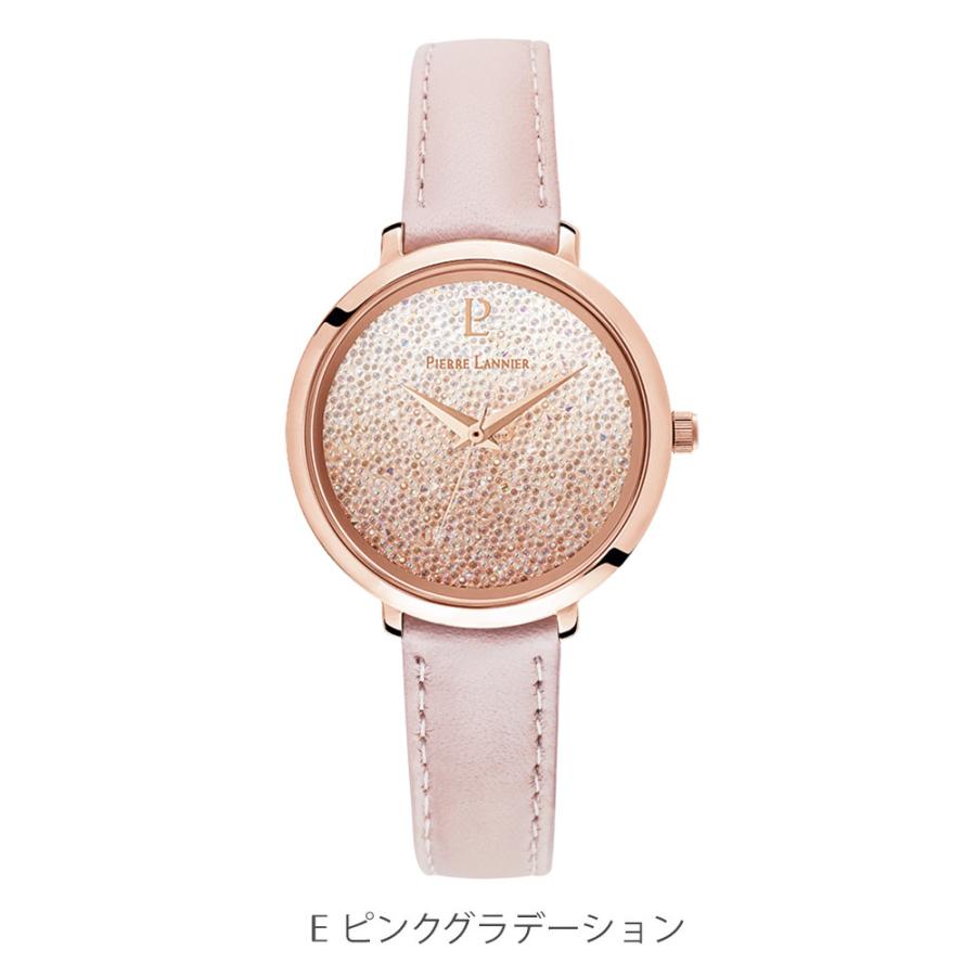 腕時計 レディース ブランド 革ベルト 防水 クリスタル かわいい おしゃれ 刻印 ピエールラニエ フランス ピンク シルバー 時計 プレゼント お祝い Plc L ピエールラニエ公式ヤフー店 通販 Yahoo ショッピング