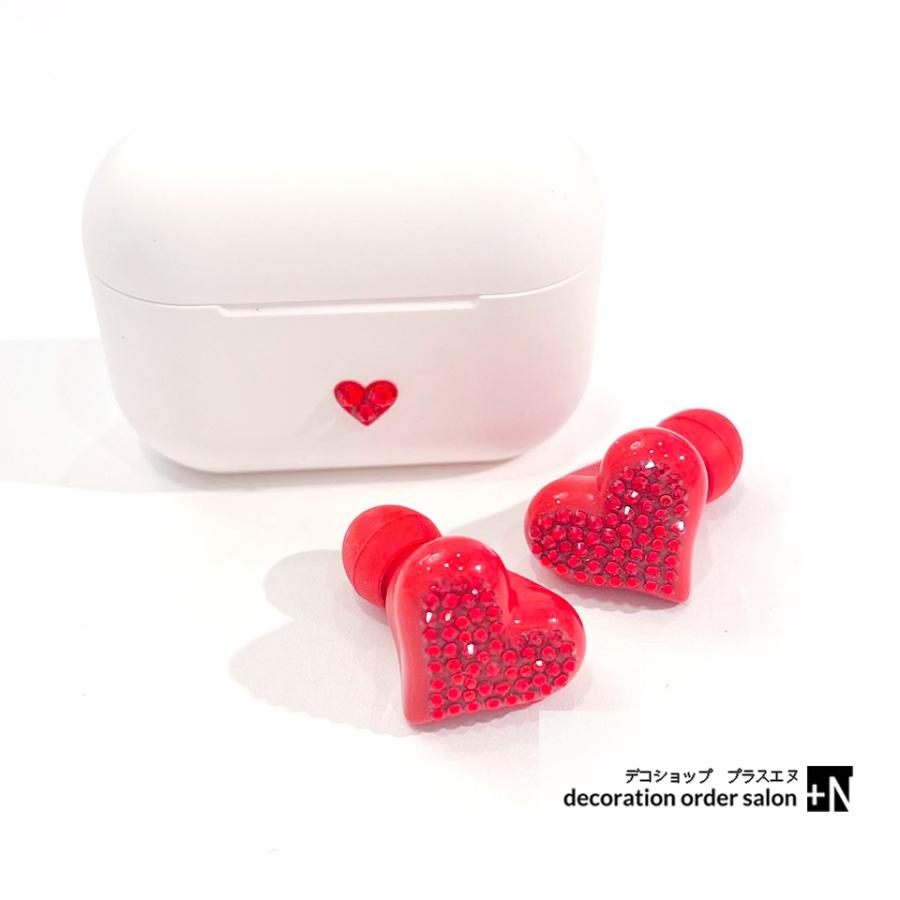 イヤホン 付けてるだけで可愛い 女の子のためのハート型のBluetooth