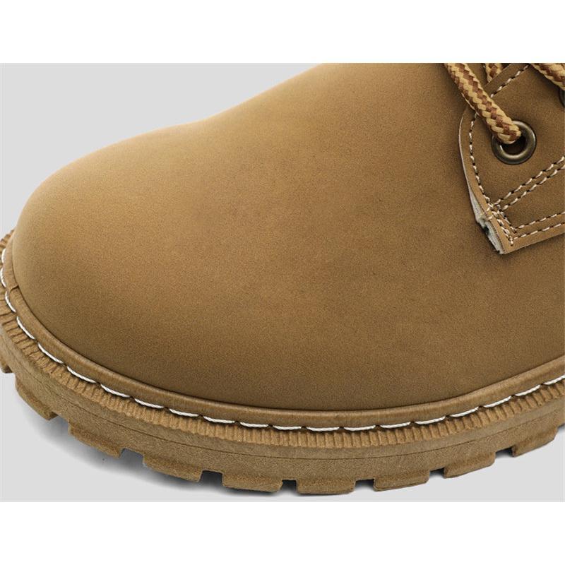 ワークブーツ メンズ ショートブーツ ハイカット 安全靴 編み上げ