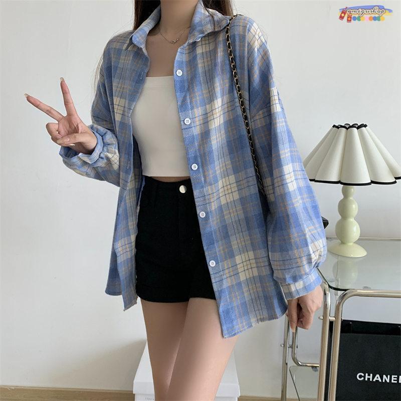 ブラウス シャツ レディース 春夏 チェック柄ブラウス 長袖シャツ オシャレuvカットアウター BF風 トップス ゆったり カジュアル OL オシャレ 可愛い 卒業式 ブラウス 秋 春 シャツ チェック柄 レディース トップス 長袖