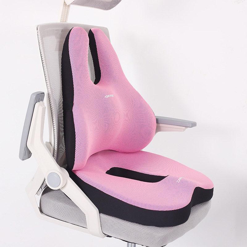 ランバーサポート クッション 背もたれ デスクワーク 姿勢矯正 腰楽