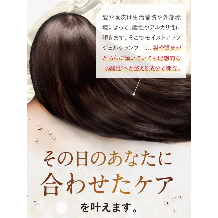 fuettarich フエッタリッチ モイストアップ ジェルシャンプー シャンプー ヘアケア スカルプケア アミノ酸 美容室専売 縮毛 くせ毛 うねり 頭皮 臭い 乾燥｜pluest-official｜04