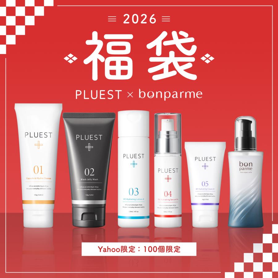 【新品、未開封品】PLUEST スキンケアセット 4点 福袋 2026 Yahoo限定 選べる福袋2026 コスメ 毛穴ケア＆ぷるん髪