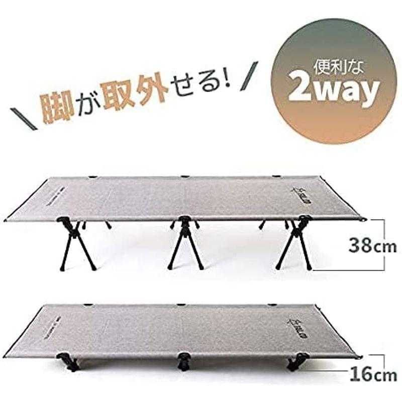 [大特価] FAL.CO (ファルコ) 2way コット ベンチ 折り畳み キャンプ アウトドア チェア 3人掛け 耐荷重150kg コンパクト 重量3 【2111515483】(12202円)