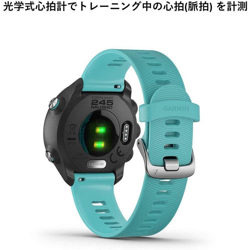 【ラスト1点】 GARMIN(ガーミン) ForeAthlete 245 Music Black Aqua 010-02120-72 【N5807793671】(20893円)