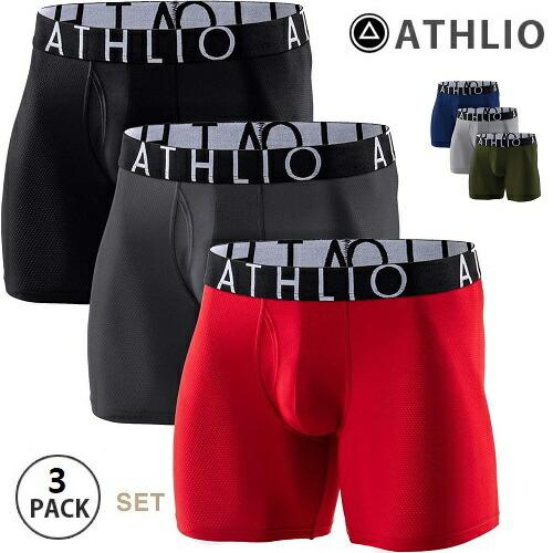 Athlio アスリオ ボクサーパンツ メンズ ボクサー ブリーフ 3枚セット 吸汗速乾 通気性 スポーツ アンダーウェア ボクサーブリーフ 前開き Ao Ubf06 テスラ 通販 Yahoo ショッピング