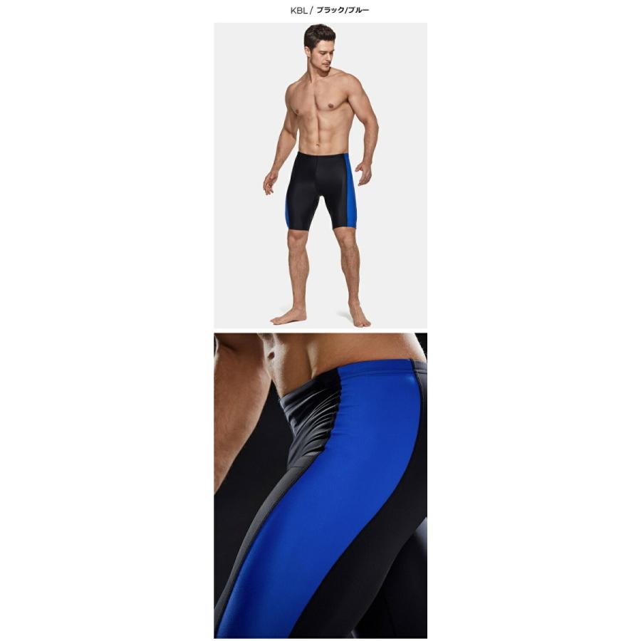 TSLA（テスラ） メンズ スイムパンツ 耐塩素加工 速乾 撥水 競泳用水着