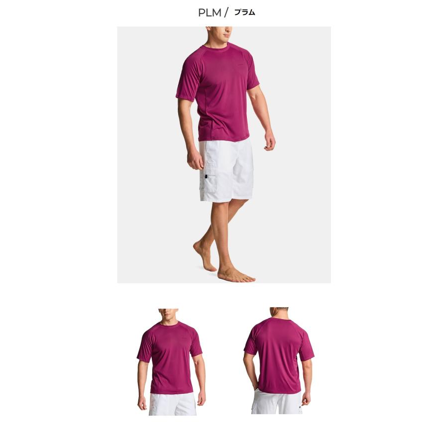 TSLA テスラ ラッシュガード 半袖 メンズ 水着 夏 UVカット 速乾 通気