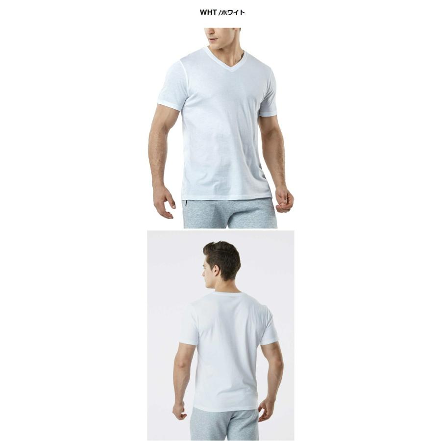 テスラ メンズ Tシャツ UVカット 吸汗速乾 半袖 綿 スポーツウェア トレーニング ランニング ドライ 日常 Tシャツ TSLA MTS51/55 | TSLA | 03