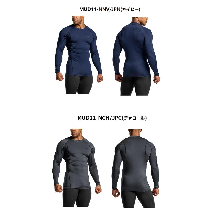 スポーツウェア スポーツ インナー 長袖  UVカット 吸汗速乾  コンプレッションシャツ トレーニング ランニング スポーツ シャツ  テスラ TESLA  MUD11/MUV01 | TSLA | 03