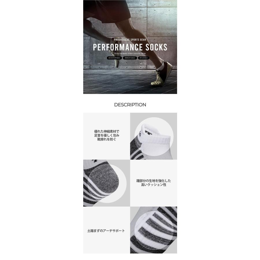 テスラ 綿80％ スポーツソックス 靴下 6足組 男女兼用 抗菌防臭 吸汗速乾 くるぶし ショート クルー ハイカット ビジネス カジュアル アウトドア TSLA MZS136 | TSLA | 02