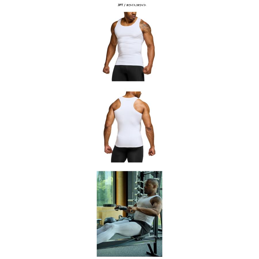 メンズ タンクトップ コンプレッションウェア コンプレッションインナー TESLA  テスラ  N-15/MUN04 | TSLA | 12