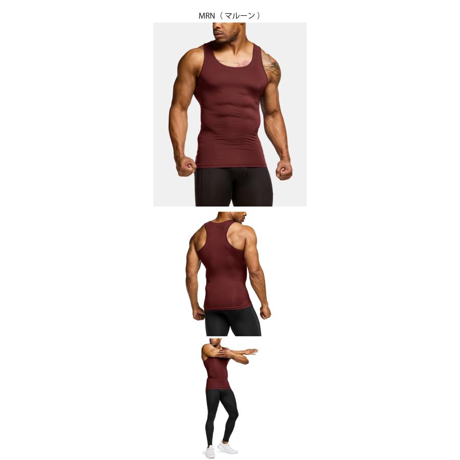 メンズ タンクトップ コンプレッションウェア コンプレッションインナー TESLA  テスラ  N-15/MUN04 | TSLA | 09