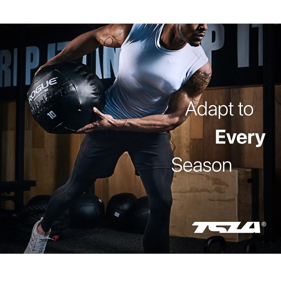 TSLA テスラ コンプレッションシャツ スポーツウェア 長袖