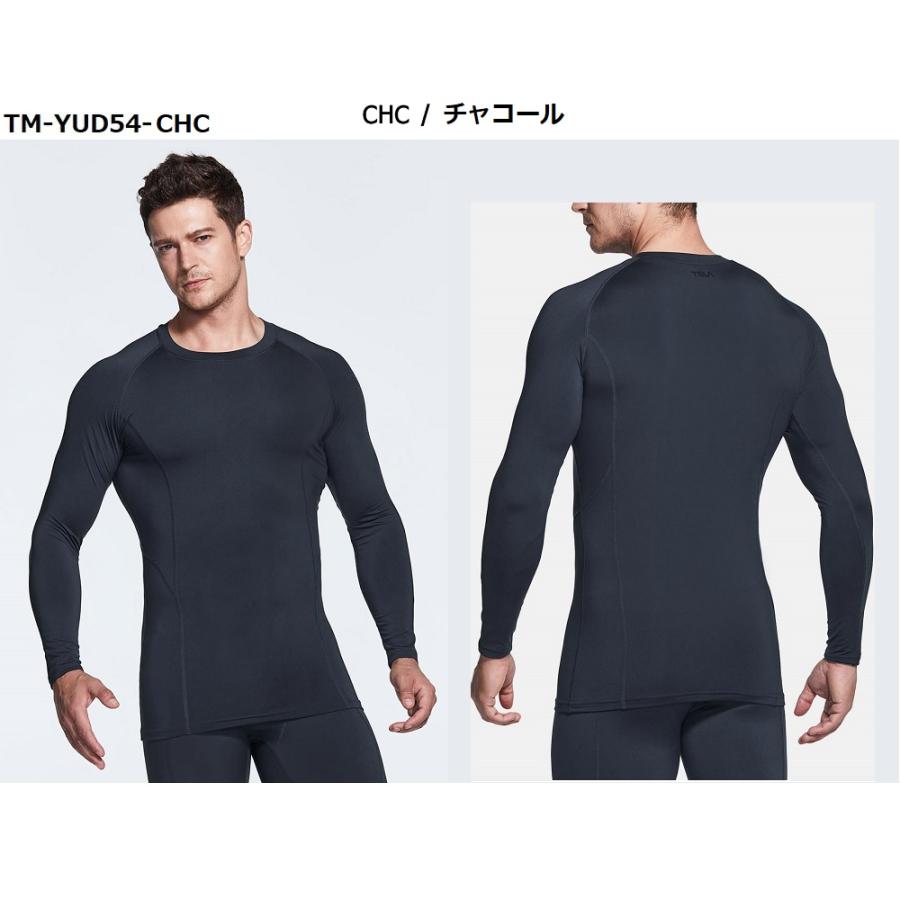 長袖 冬用起毛 メンズ 防寒保温 インナー コンプレッションウェア ラウンドネック スポーツウェアス ポーツ シャツ TESLA テスラ YUD34/40/54 | TSLA | 07