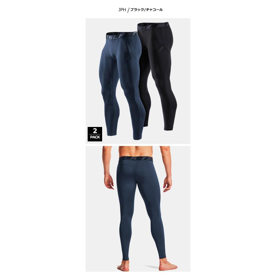 TSLA（テスラ） TESLA 裏起毛 保温 コンプレッションパンツ タイツ