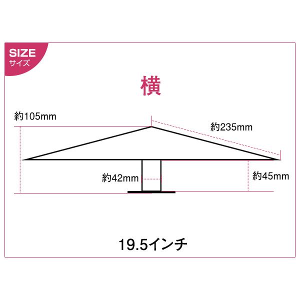 一文字型 ホイールスピンナー 1セット 2個 19.5インチ 3穴 4穴