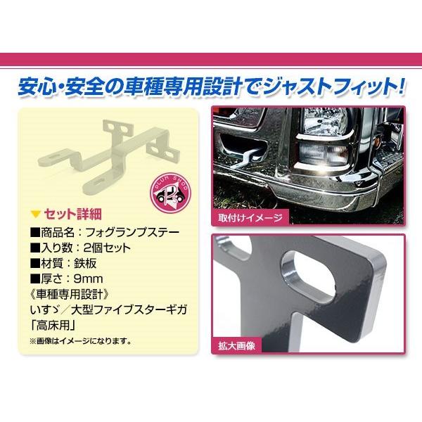 いすゞ ファイブスター ギガ H27.11〜 ステンレス フォグランプ いすゞ ファイブスター ギガ H27.11〜 ステンレス フォグランプ