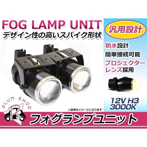 美品!プロジェクターフォグユニット!左右セット! 汎用 プロジェクター フォグランプキット H3 55W φ56 バルブ付 : plum