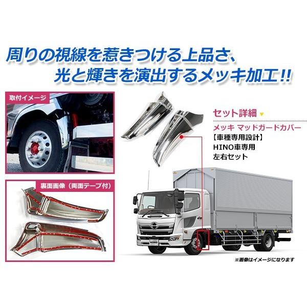 送料無料 日野 17レンジャー H29.4〜 標準 ワイド クローム