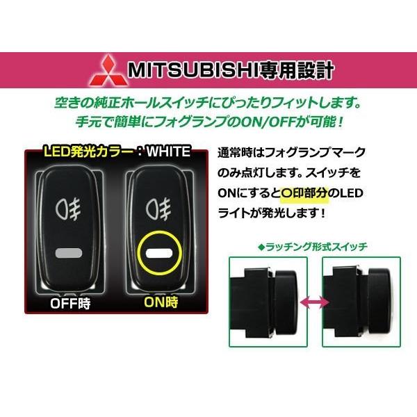 メール便 フォグランプ ON/OFF LED スイッチホール カバー パネル