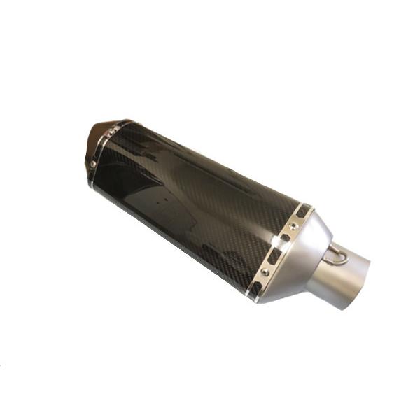 AKRAPOVIC マフラー 60.5 アクラポビッチ風60.5 サイレンサー 全長約48.5mm カーボン大 バイク