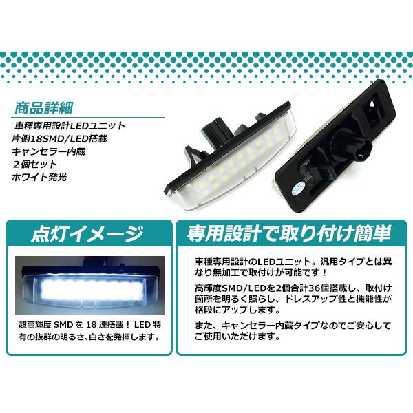 トヨタ マーク2/マークII 110系 ZSP110 H19/06- LED ライセンスランプ