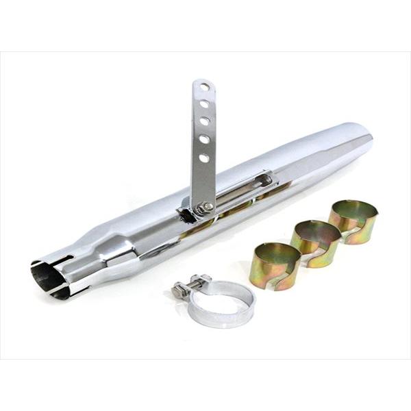 2本セット バイク マフラー メッキ W400 SR400ドラスタ ビラーゴ 2本セット バイク マフラー メッキ W400 SR400ドラスタ ビラーゴ