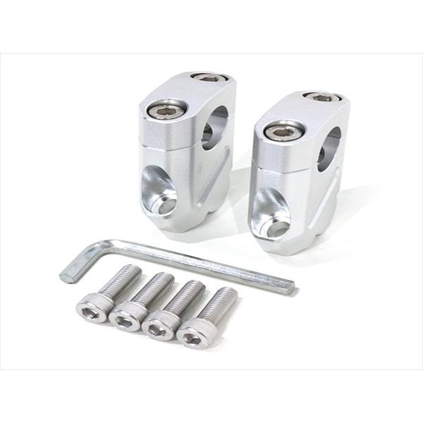 アルミ シルバー 22.2mm φ22.2 ハンドル/クランプ セットバック