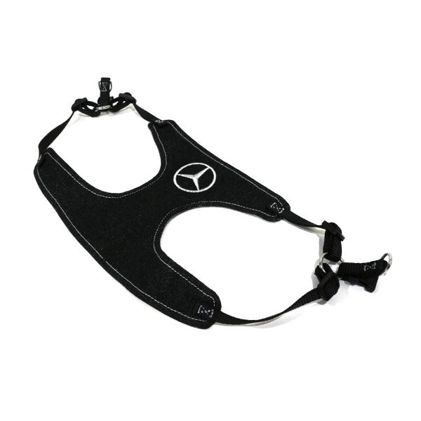 メルセデスベンツ　犬　ハーネス　リード　デニム　S Mercedes-Benz メルセデス・ベンツ 純正部品 ハーネス デニム Sサイズ 小型犬