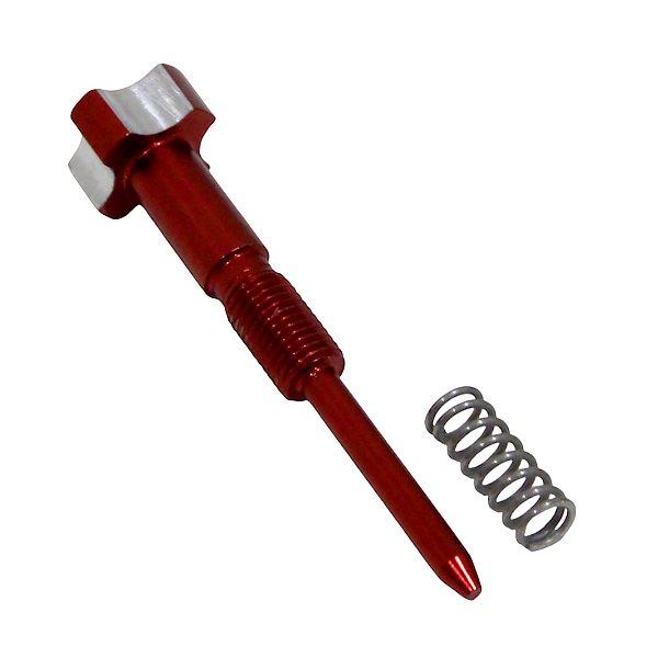 メール便】 ケイヒン PWK キャブレタ一 エアスクリュー レッド 1本 M6