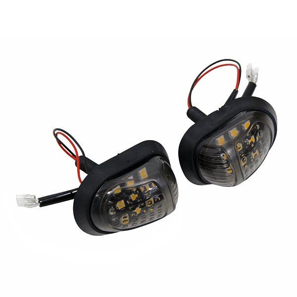 汎用 LED ウインカー 埋め込み スモーク 純正タイプ CBR250RR MC51 YZF