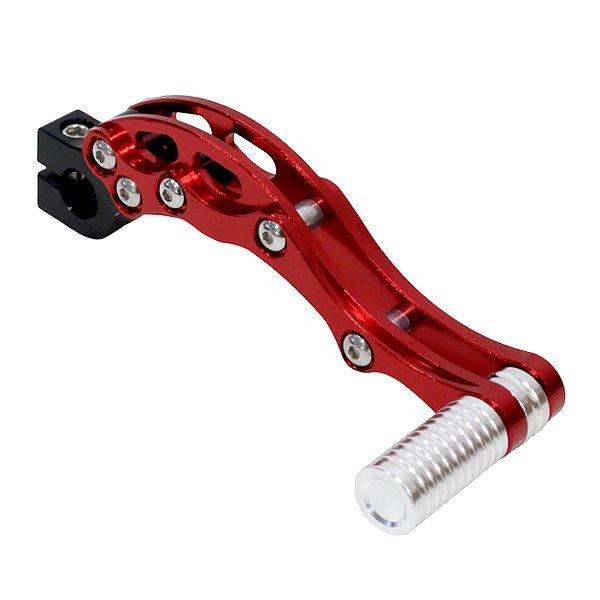 汎用 アルミ CNC ビレット カスタム キックペダル レッド ジョグ JOG